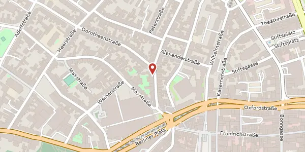 Karte der Umgebung von Breite Str. 33, 53111 Bonn