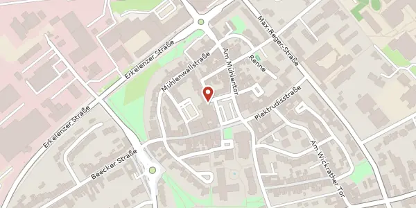 Karte der Umgebung von Mühlentorplatz 11, 41179 Mönchengladbach