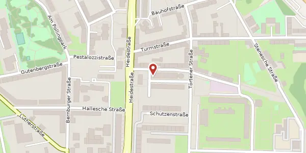 Karte der Umgebung von Ackerstraße 1 A, 06842 Dessau-Roßlau