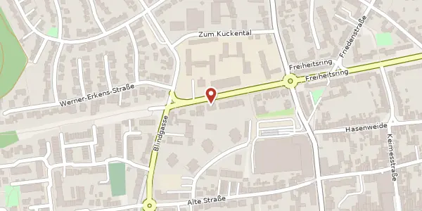 Karte der Umgebung von Freiheitsring 132, 50226 Frechen