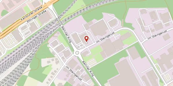 Karte der Umgebung von Im Steingerüst 35, 76437 Rastatt