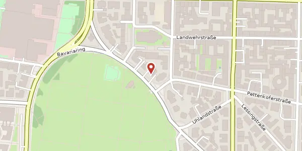 Karte der Umgebung von Bavariaring 14, 80336 München