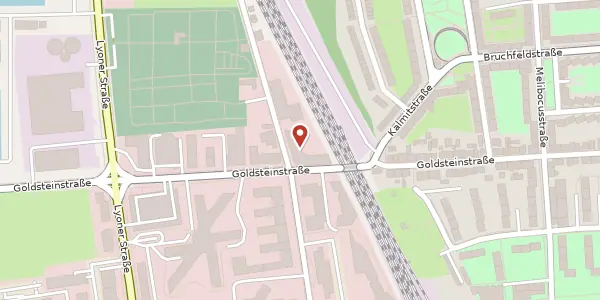 Karte der Umgebung von Goldsteinstr. 114, 60528 Frankfurt