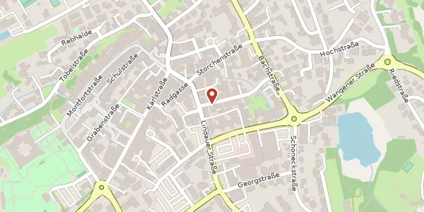 Karte der Umgebung von Olgastraße 2, 88099 Tettnang