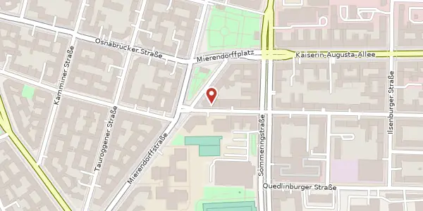 Karte der Umgebung von Nordhauser Straße 20, 10589 Berlin