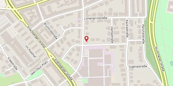 Karte der Umgebung von Walkürenstr. 1, 90461 Nürnberg