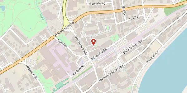 Karte der Umgebung von Bergseestraße 4, 79713 Bad Säckingen