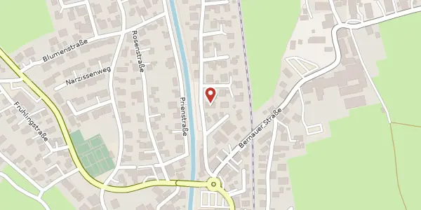 Karte der Umgebung von Wiesengrundstr. 10, 83229 Aschau