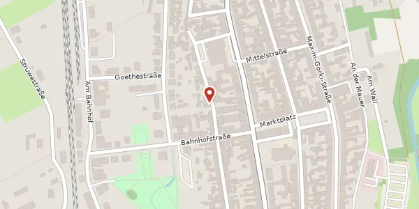 Karte der Umgebung von Weberstraße 67, 16866 Kyritz