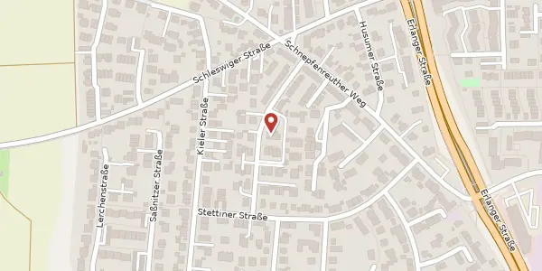 Karte der Umgebung von Rostocker Str. 30, 90425 Nürnberg
