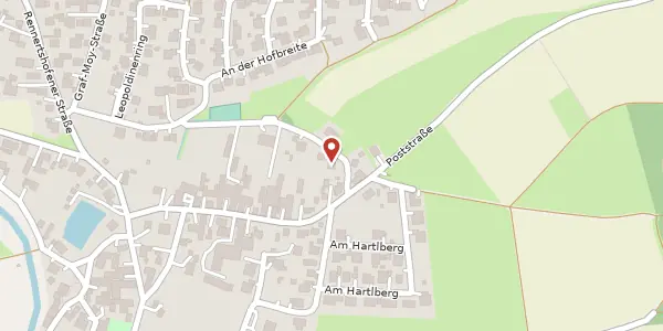Karte der Umgebung von Am Holzgarten 22, 86643 Rennertshofen