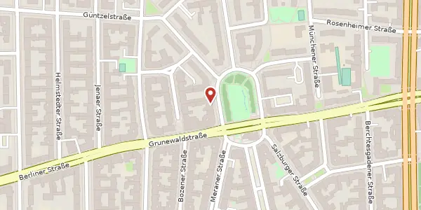 Karte der Umgebung von Bayerischer Platz 5, 10779 Berlin