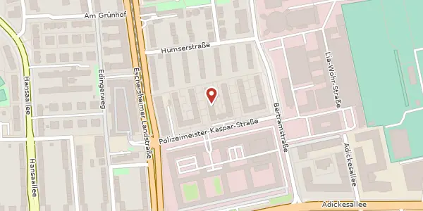 Karte der Umgebung von Polizeimeister-Kaspar-Str. 26, 60320 Frankfurt
