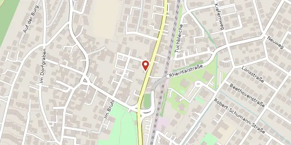 Karte der Umgebung von Oppenheimer Straße 20, 55130 Mainz