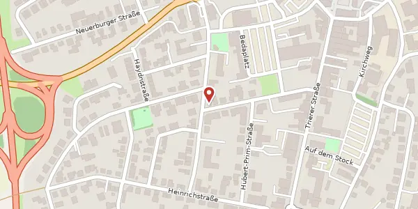 Karte der Umgebung von Gartenstraße 21, 54634 Bitburg