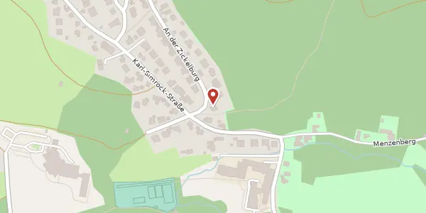 Karte der Umgebung von An der Zickelburg 25, 53604 Bad Honnef