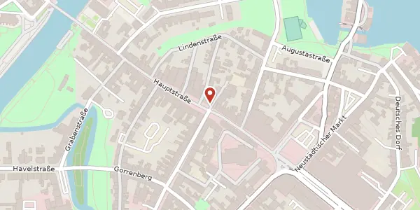 Karte der Umgebung von Hauptstr. 21, 14776 Brandenburg