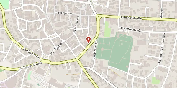 Karte der Umgebung von Grabenstraße 20, 71706 Markgröningen