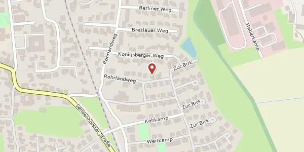 Karte der Umgebung von Roggenkamp 19, 48324 Sendenhorst