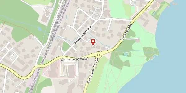 Karte der Umgebung von Lindemannstr. 4, 82327 Tutzing