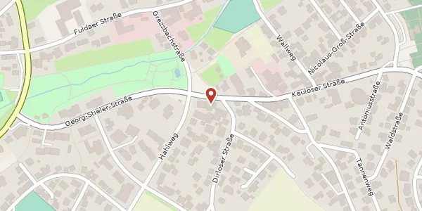 Karte der Umgebung von Georg-Stieler-Straße 26, 36093 Künzell