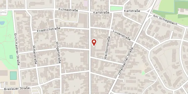Karte der Umgebung von Frankfurter Str. 39, 63303 Dreieich