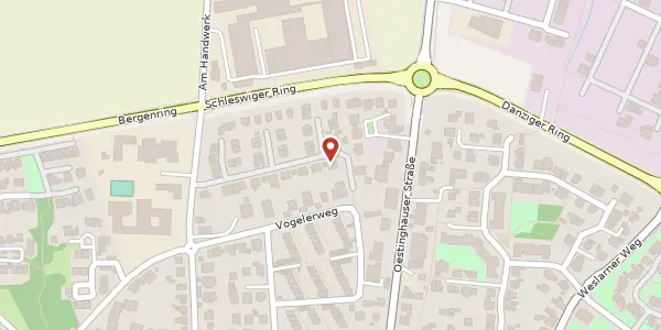 Karte der Umgebung von Grabbeweg 1, 59494 Soest