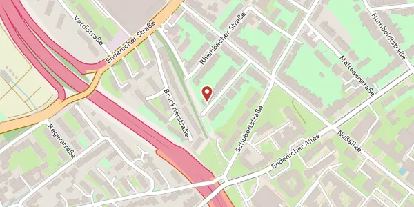 Karte der Umgebung von Zülpicher Straße 24, 53115 Bonn