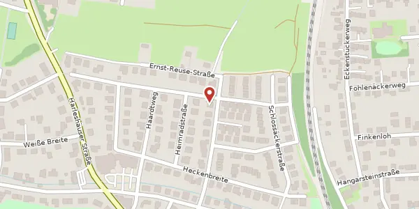 Karte der Umgebung von Schloßäckerstraße 20, 34130 Kassel