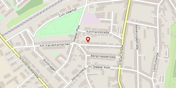 Karte der Umgebung von Hochstr. 25, 45276 Essen