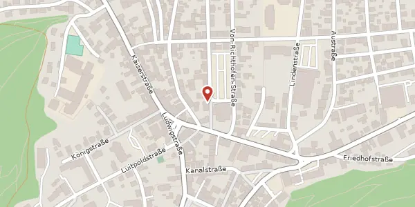 Karte der Umgebung von Gartenstraße 3, 66849 Landstuhl