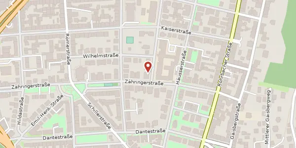 Karte der Umgebung von Landhausstraße 30, 69115 Heidelberg
