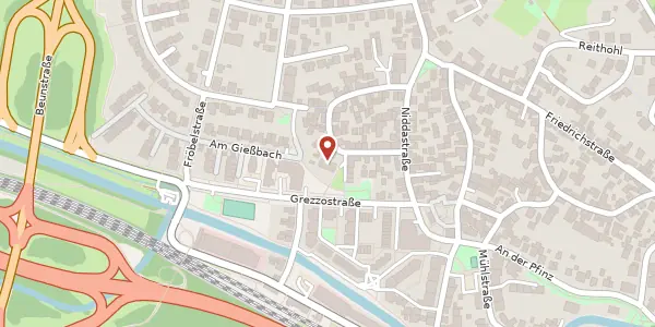 Karte der Umgebung von Im Unterviertel 32, 76229 Karlsruhe