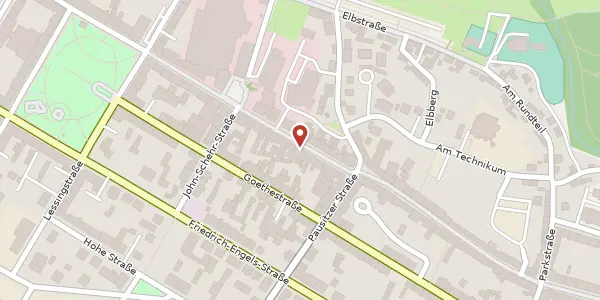 Karte der Umgebung von Hauptstraße 73, 01587 Riesa