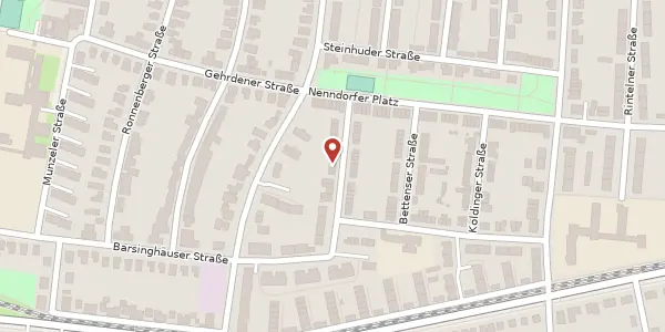 Karte der Umgebung von Wettberger Straße 17, 30459 Hannover