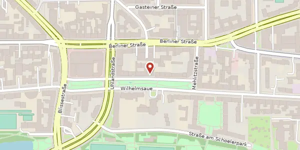Karte der Umgebung von Wilhelmsaue 18, 10715 Berlin