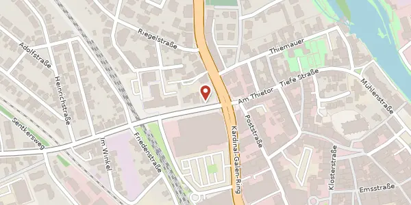 Karte der Umgebung von Neuenkirchener Str. 14, 48431 Rheine