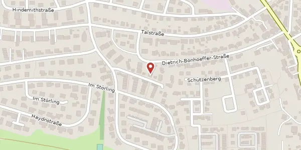 Karte der Umgebung von Auf der Staig 11, 78166 Donaueschingen