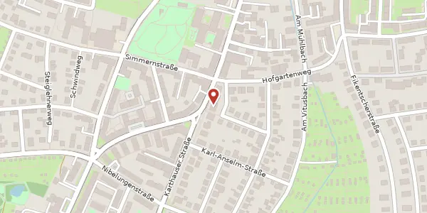 Karte der Umgebung von Kumpfmühler Straße 69, 93051 Regensburg