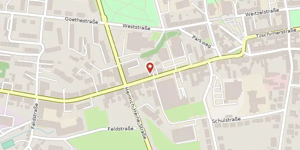 Karte der Umgebung von Bahnhofstraße 16 a, 09648 Mittweida