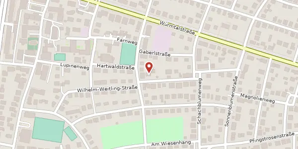 Karte der Umgebung von Wilhelm-Weitling-Str. 12, 81377 München