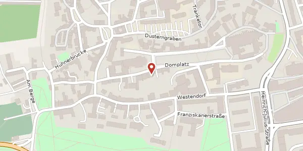 Karte der Umgebung von Domplatz 6, 38820 Halberstadt