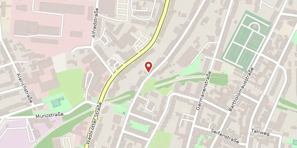 Karte der Umgebung von Eintrachtstr. 61, 42277 Wuppertal