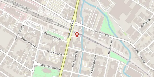 Karte der Umgebung von Paulinenstr. 71 a, 32756 Detmold