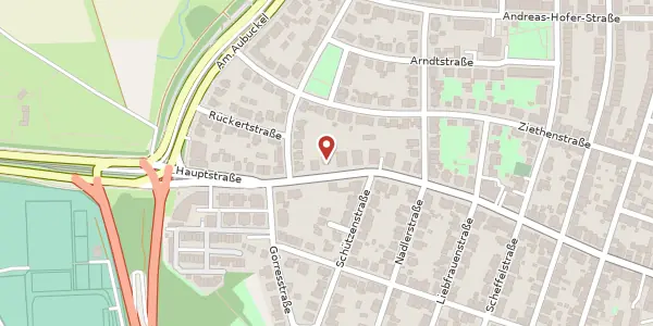 Karte der Umgebung von Hauptstr. 156, 68259 Mannheim