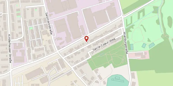 Karte der Umgebung von Havixburgweg 11, 48147 Münster