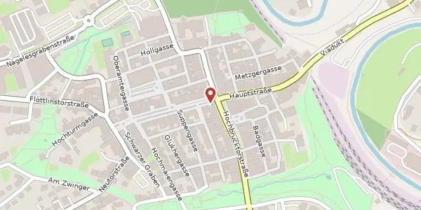 Karte der Umgebung von Hauptstraße 32, 78628 Rottweil
