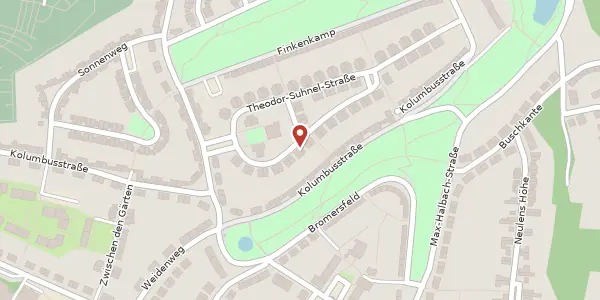 Karte der Umgebung von Theodor-Suhnel-Str. 12, 45472 Mülheim an der Ruhr