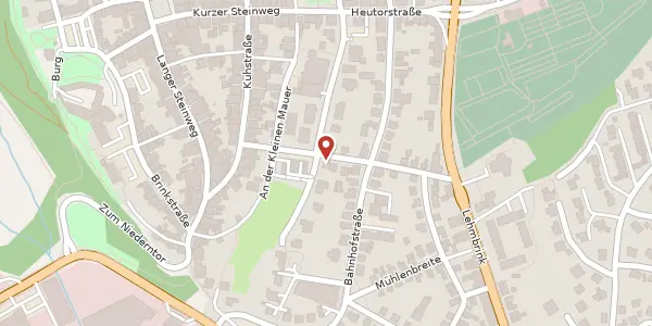 Karte der Umgebung von Diekmannstr. 1 A, 32825 Blomberg