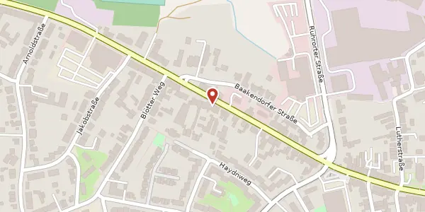 Karte der Umgebung von Duisburger Str. 327, 45478 Mülheim an der Ruhr